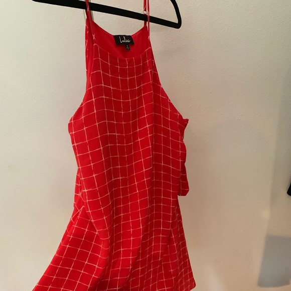 Lulus Grid Pattern Dress - Picture 4 of 5